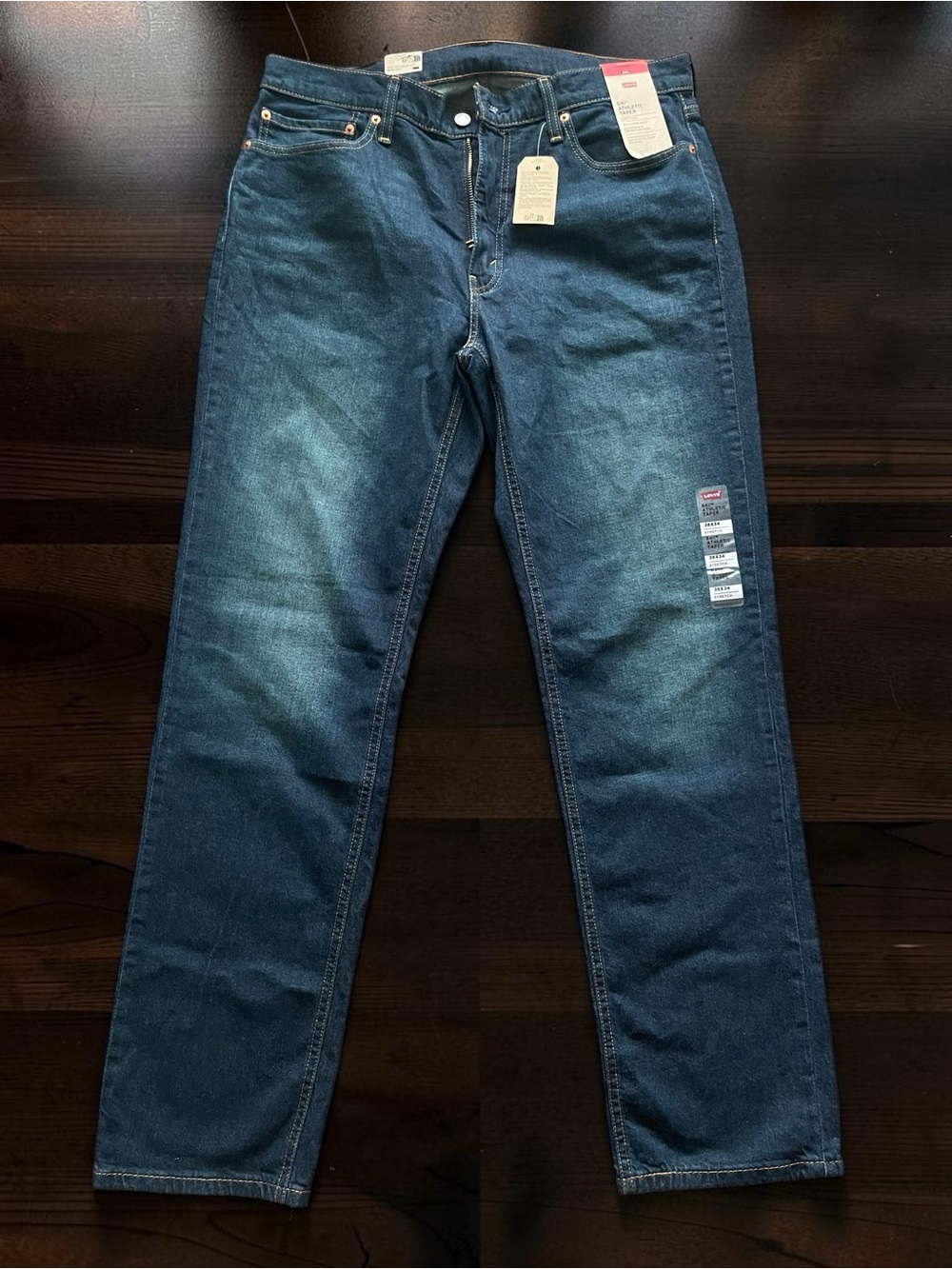 Levi's Men's 541 Athletic Taper Straight/Relaxed Blue Jeans‎ Size 36x34 NWT